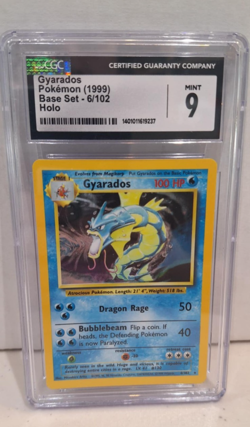 Pokemon - Gyarados - Unlimited Holo #6/102 - Base Set 1999- CGC 9 - Image 1