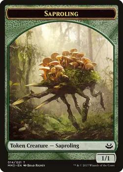 Saproling MTG Modern Masters 2017 Token NM x1 (1/1) - Magic Card - Image 1