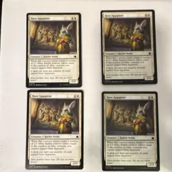 MTG Hare Apparent Foundations Regular Card Magic: The Gathering X4 Copies NM - Image 1