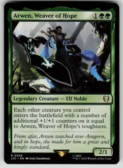 Arwen, Weaver of Hope R Commander: The Lord of the Rings 35 NM - Image 1