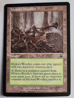 Hickory Woodlot Mercadian Masques Regular NM Near Mint MTG - Image 1
