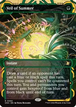 Veil of Summer (SOA-060) - Secrets of Strixhaven: Mystical Archive Foil Near Min - Image 1