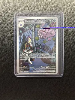 Team Rockets Weezing Pokemon Destined Rivals 199/182 Illustration Rare Full Art - Image 1