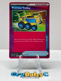 Pokemon Precious Trolley 185/191 Surging Sparks Scarlet & Violet ACE SPEC Rare - Image 1