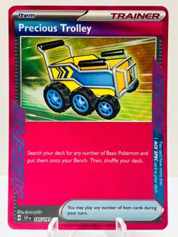 Pokemon Precious Trolley 185/191 Surging Sparks Scarlet & Violet ACE SPEC Rare - Image 2