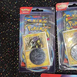 Pokemon TCG Phantasmal Flames Mega Evolution Raikou Booster Promo Pack Lot of 4 - Image 2