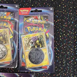 Pokemon TCG Phantasmal Flames Mega Evolution Raikou Booster Promo Pack Lot of 4 - Image 4