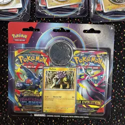 Pokemon TCG Phantasmal Flames Mega Evolution Raikou Booster Promo Pack Lot of 4 - Image 5