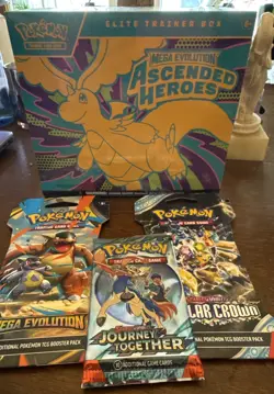 Pokemon: Ascended Heroes -ETB & 3 Booster Pks. NEW SEALED MINT 👀 Lot Of 4 - Image 1