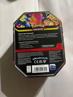 Pokemon TCG Mega Charizard Tin With 4 Booster Packs & Charizard Y ex Promo - Image 2