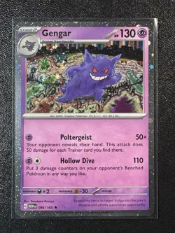 Gengar Swirl Sam’s Pokemon 151 Mini Tin Bundle Set of 4 Cosmos Holo Promos Only - Image 3
