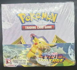 Pokemon TCG Sword & Shield Vivid Voltage Booster Box 36 Factory Sealed Packs 820650817496 - Image 1