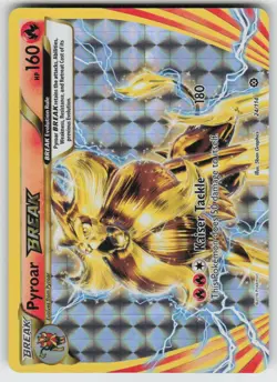 Pyroar BREAK 24/114 BREAK Rare Steam Siege Pokemon Holo Near Mint - Image 1