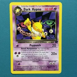 Pokemon Vintage Non-Holo Rare Dark Hypno 26/82 Team Rocket Wotc - Image 1