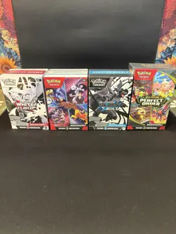 Pokemon Booster Bundle LOT Destined Rivals White Flare Black Bolt Perfect Order - Image 1