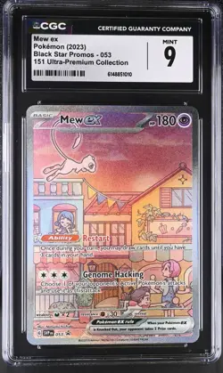 Pokemon Mew ex 053 Ultra Rare Black Star Promo - CGC 9 - Image 1