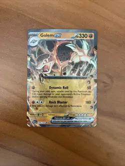 Golem EX #076/165 (S&V: Pokemon 151) - Pokemon TCG - Double Rare - M/NM - Image 1