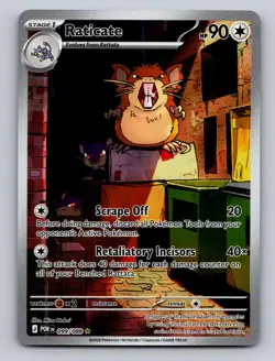 RATICATE 099/088 HOLO ILLUSTRATION RARE PERFECT ORDER POKEMON NM - Image 1