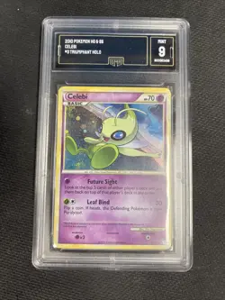 Celebi 3/102 GMA 9 MINT Holo Rare Pokemon HGSS Triumphant - Image 1