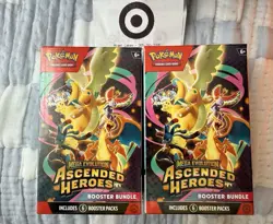 Pokemon TCG Mega Evolution Ascended Heroes Booster Bundle - 6 Packs - Image 1