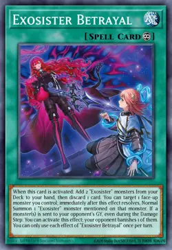Exosister Betrayal BPRO-EN066 1st ED Yu-Gi-Oh! SUPER RARE - Image 1