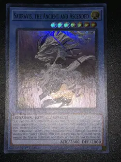 Yugioh! - Sauravis, The Ancient And Ascended RA02-EN019 - Super Rare - - Image 1