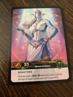 Queen Azshara World of Warcraft TCG WOW Timewalkers FOIL - Image 2