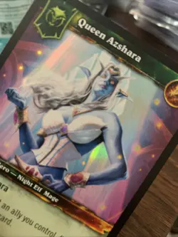 Queen Azshara World of Warcraft TCG WOW Timewalkers FOIL - Image 3