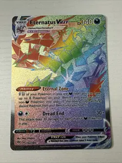 Pokemon Card - Eternatus VMAX Darkness Ablaze 192/189 Secret Rare Holo - Image 1