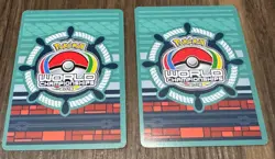 2 Pokemon TCG Trading Card Game PRIMAL GROUDON EX 86/160 World Championship 2015 - Image 2