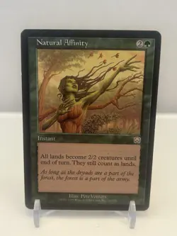 MTG Natural Affinity Mercadian Masques Rare Green Instant Card 260 - Image 1