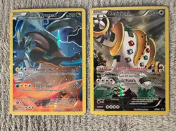 Pokemon XY Black Star Promo Lot Black Kyurem XY80 Regigigas XY82 2015 Holo Cards - Image 1