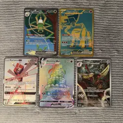 Pokemon Ultra Rare Lot SIR GX VMAX Cards Ting-Lu Spidops Alcremie Kartana + More - Image 1