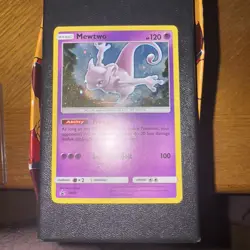 Pokemon TCG Mewtwo SM77 Black Star Promo Holo Card 2017 - Image 1