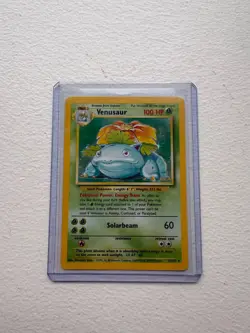 Venusaur Base Set Holo 15/102 LP Pokemon Card WOTC Original - Image 5