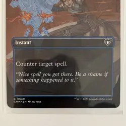NMT MTG Counterspell (Borderless) Commander Masters Regular Blue Instant Card - Image 3