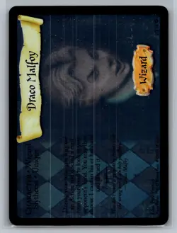Harry Potter Base Set #2/116 Draco Malfoy Holo Card - Image 1