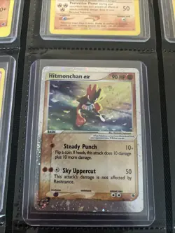 Hitmonchan EX Holo Rare Ruby and Sapphire Card 98/109 Excellent Condition - Image 1