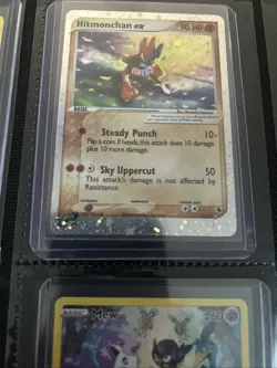 Hitmonchan EX Holo Rare Ruby and Sapphire Card 98/109 Excellent Condition - Image 3