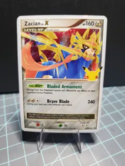 Pokemon TCG Zacian LV. X SWSH135 SWSH: Sword & Shield Promo Cards Holo - Image 1