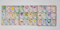 Vintage Oscar Mayer Lunchables Pokemon Cards 3 Uncut Sheets Rare 1–36 1999 Promo - Image 1