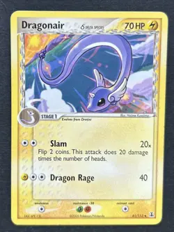 Pokemon TCG Dragonair EX Delta Species 41/113 Regular Uncommon Card MP - Image 1