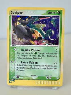 Pokemon Seviper Sandstorm - Holo Card 11/100 Pokemon TCG - E-Reader LP - Image 1
