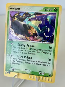 Pokemon Seviper Sandstorm - Holo Card 11/100 Pokemon TCG - E-Reader LP - Image 2