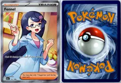 Pokemon Card - Fennel 162/086 Black Bolt Ultra Rare Holo Near Mint - Image 3