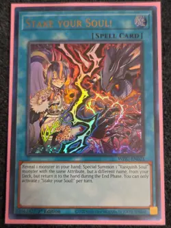 Yugioh Stake Your Soul! WISU-EN023 Ultra Rare 1st Ed NM - Image 1