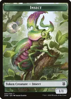 [4x] Insect - Token TZNR LP MTG - Image 1