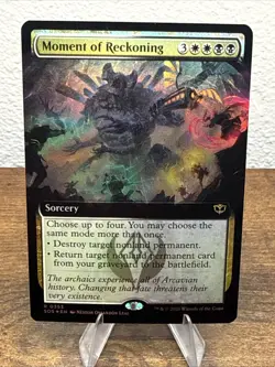 Moment of Reckoning (Extended Art) - 353 - Foil - SOS - NM - MTG - Image 1