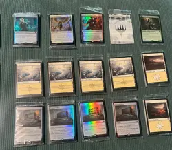 Lot of sealed MTG land packs from various sets. - Image 3