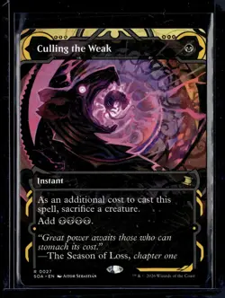 Culling the Weak - 27 - SOA - NM - MTG Magic the Gathering - Image 1